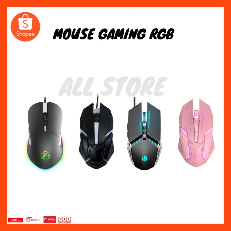 [PROMO] Gaming Mouse LED RGB - USB and Wireless