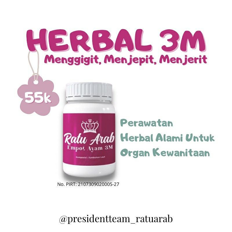HERBAL 3M RATU ARAB ORIGINAL & MURAH