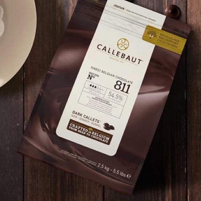 

New |KG4|callebaut dark Chocolate 811 Couverture 54,5% cokelat coklat 250 gr TERMURAH