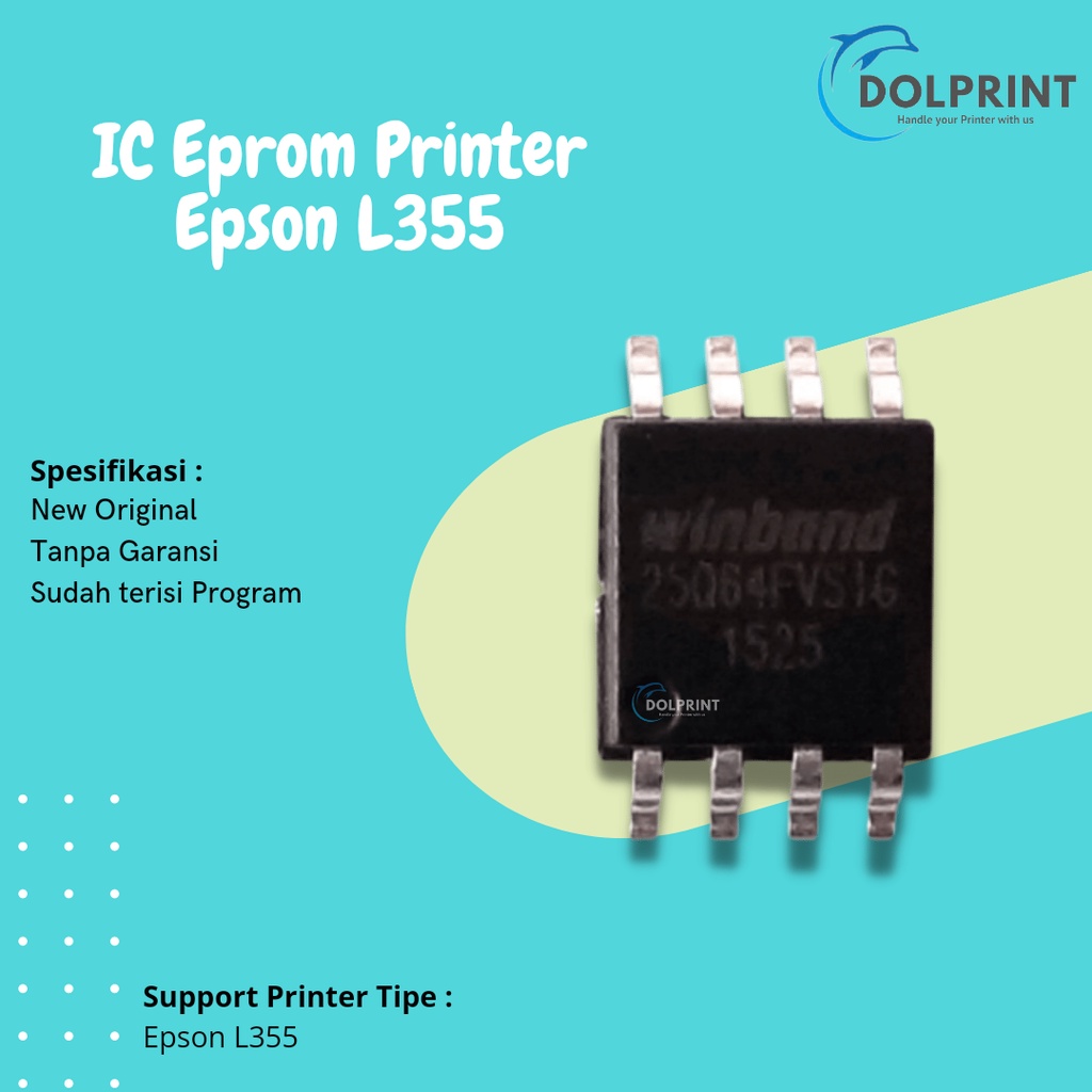 IC Eprom Epson L355, IC Eeprom Reset Epson L355, Resetter Printer Epson L355 New