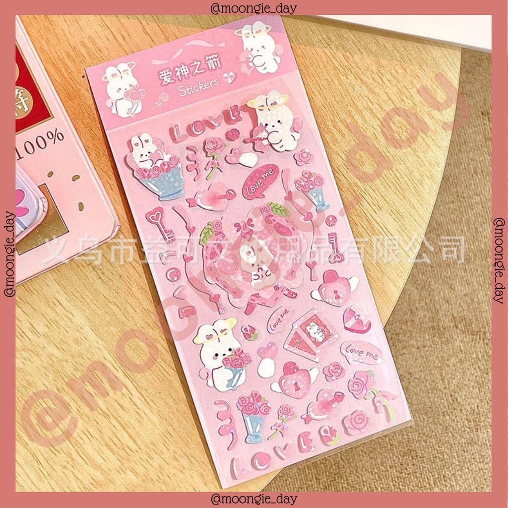 

1 LEMBAR STIKER KOREA TEMA SWEET GIRL ANIMAL BUNNY SHEEP KOALA TIGER BEAR HEWAN STICKERS BULLET JURNAL DIY DIARY POLAROID DECO POCA LUCU MURAH