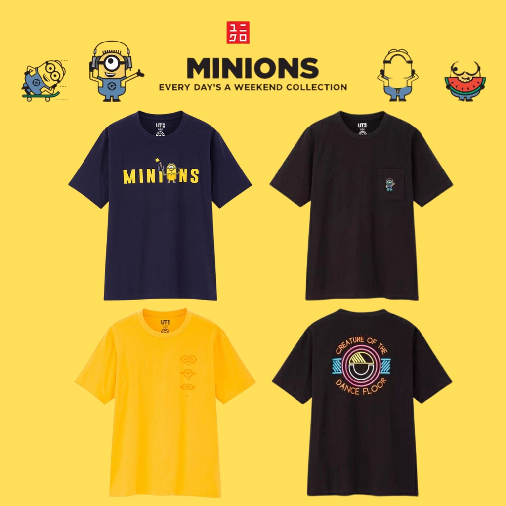 UT T-Shirt Minions Lengan Pendek Kaos Minions UNQ