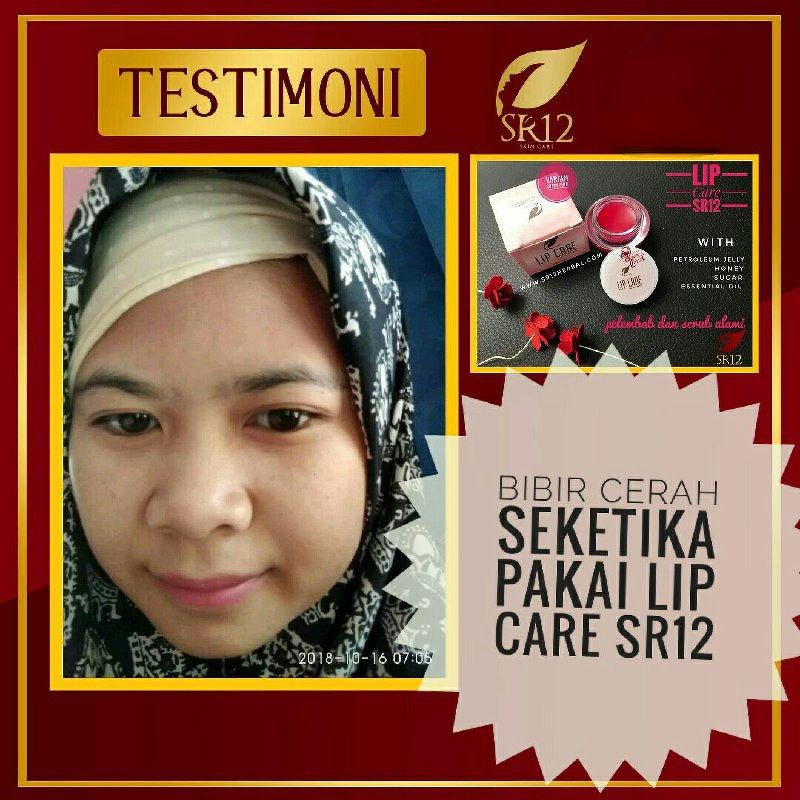 LIP CARE SR12 BEST SELLER..!! PELEMBAB BIBIR / LIPCARE SR12 / LIP BALM / PENCERAH WARNA BIBIR AMAN BPOM