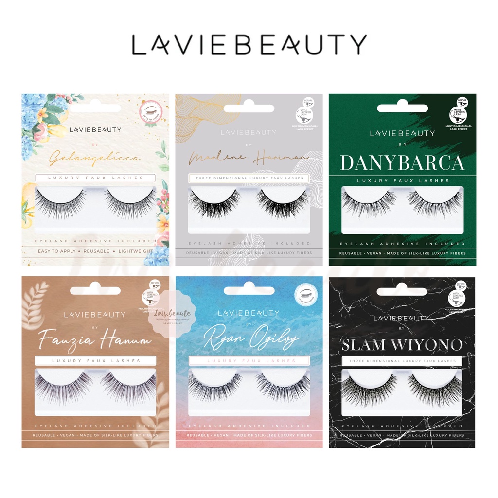 LAVIE LASH Collaboration Lashes All Series / Lavie x Gelangelicca / Marlene / Dany Barca / Fauzia Hanum / Ryan Ogilvy / Slam Wiyono