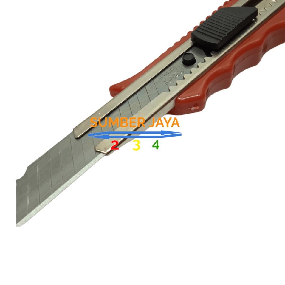 

P93 Cutter Besar type 206 Silet Auto Lock YSK BARANG TERUPDATE ⇳