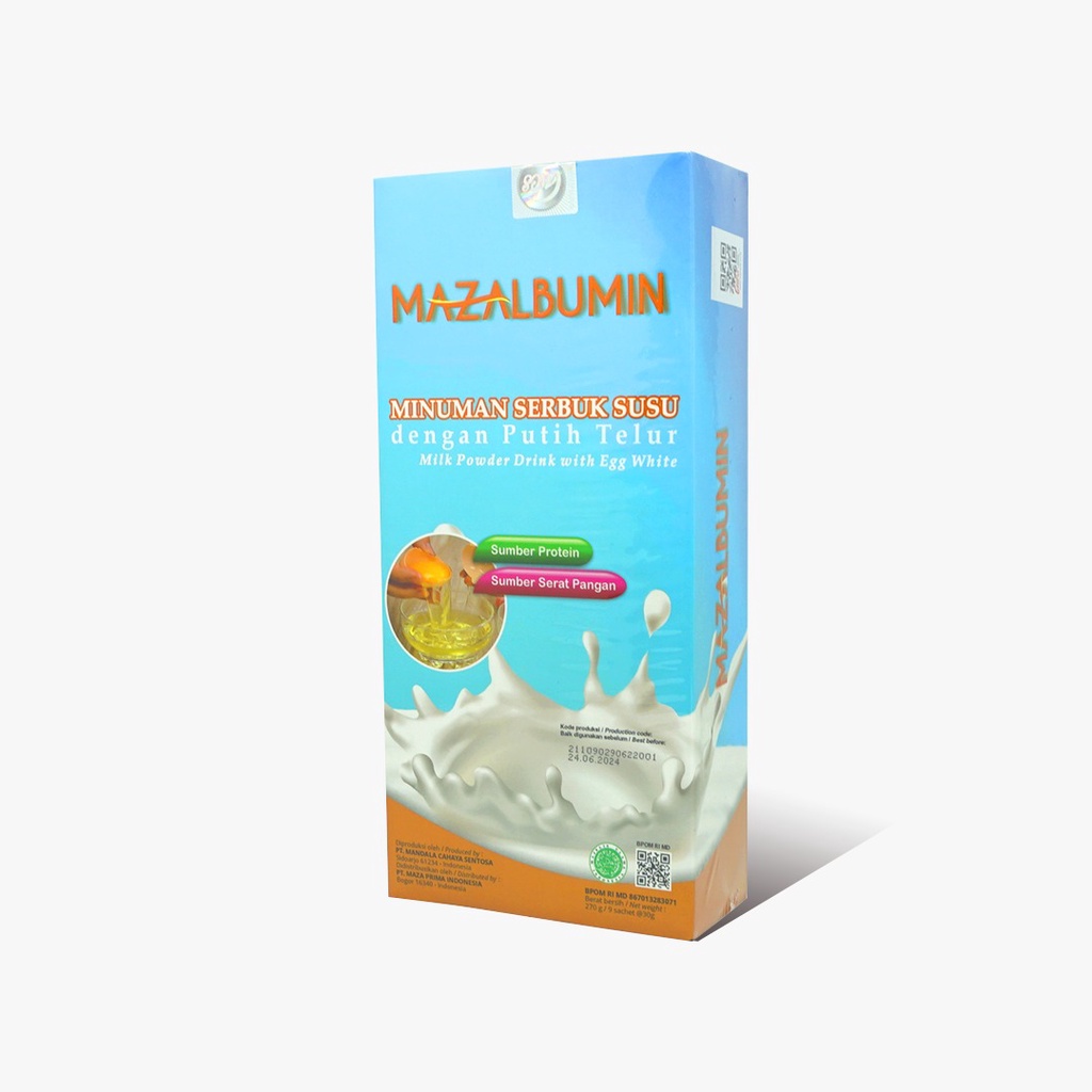 

MAZALBUMIN - Minuman Serbuk Susu Dengan Putih Telur