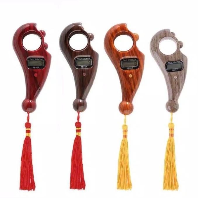 (Sxh)Tasbih Digital Kayu / Tasbih Tally Counter Premium Original
