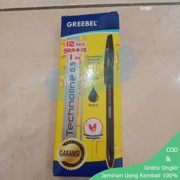 

bolpoint greebel technoline 0.5 harga perpack
