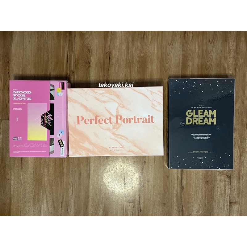 fansite photobook JK V - gleam dream, perfect portrait, mood for love