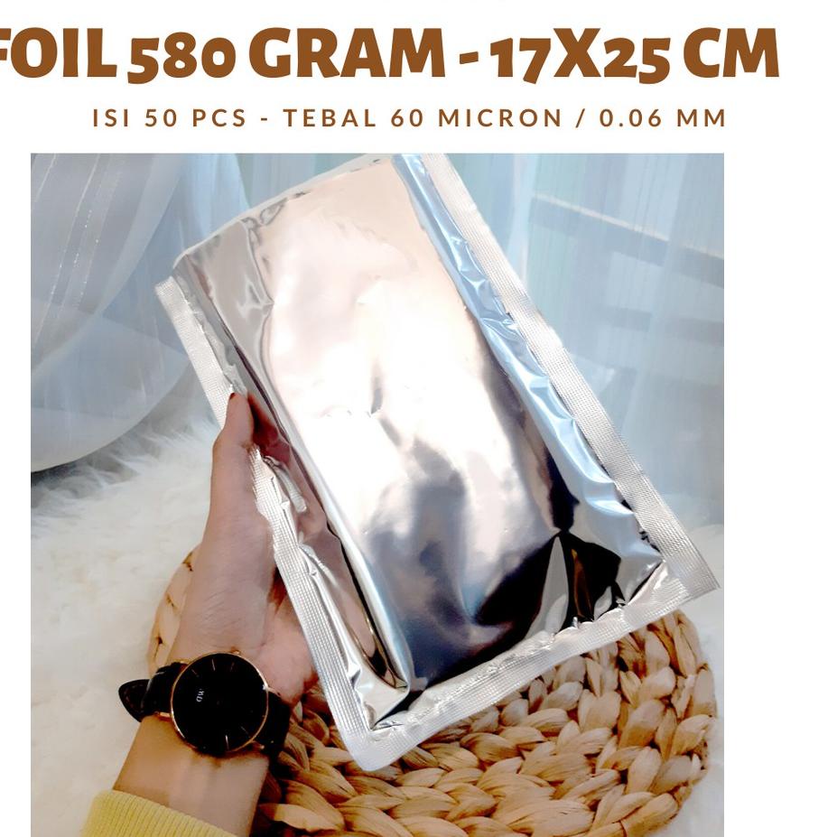 ( BISA COD ) ALUMUNIUM FOIL SACHET / ALUMINIUM FOIL KOTAK BESAR / alumunium foil pack 17X25 wadah al