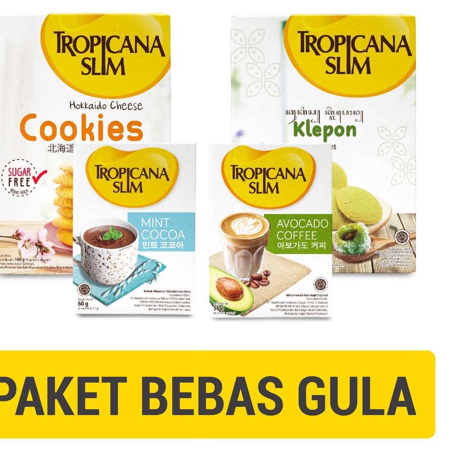 

➧ Paket Snack dan Kopi Tropicana Slim - Snack Bebas Gula ♕