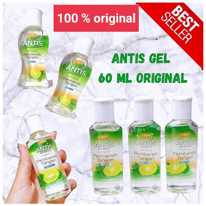 antis hand sanitizer 60ml gel