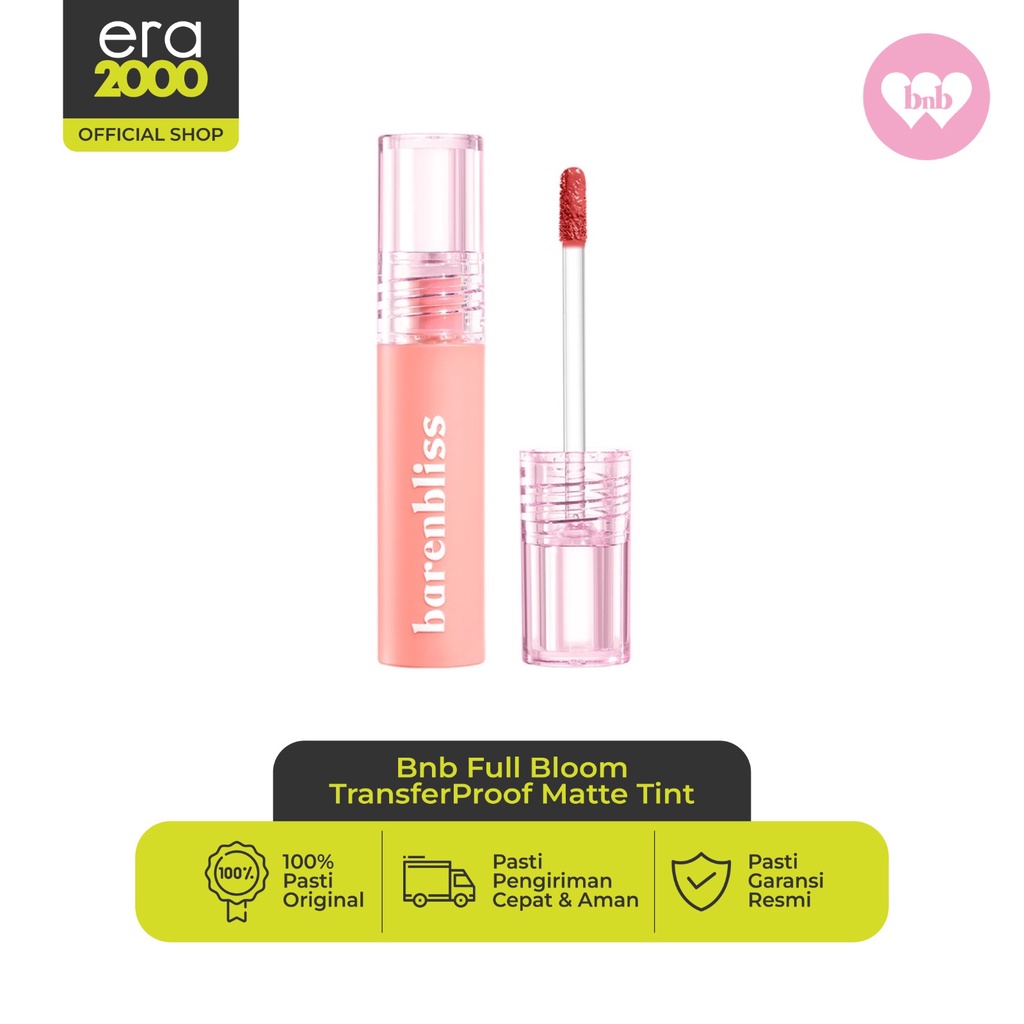 Era 2000-BNB barenbliss Korean Bloomatte Full Bloom Transferproof Matte Tint LONGLAST 12H TRANSFERPR