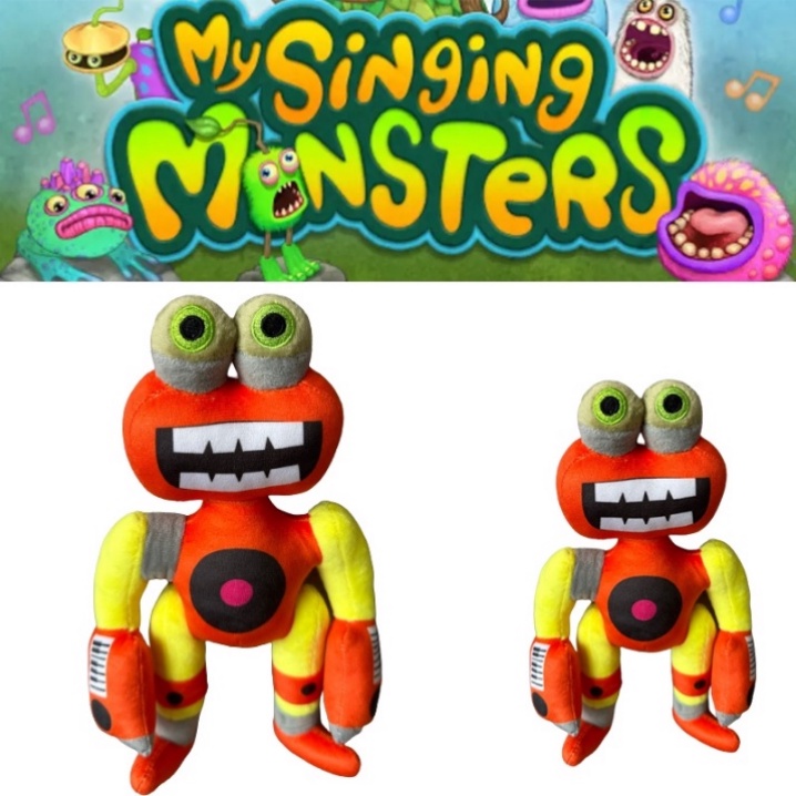 [READYSTOCK] 30cm My Singing Monsters Wubbox Mainan Mewah Permainan Kartun Boneka Boneka Lucu Lembut Untuk Hadiah Ulang Tahun Anak