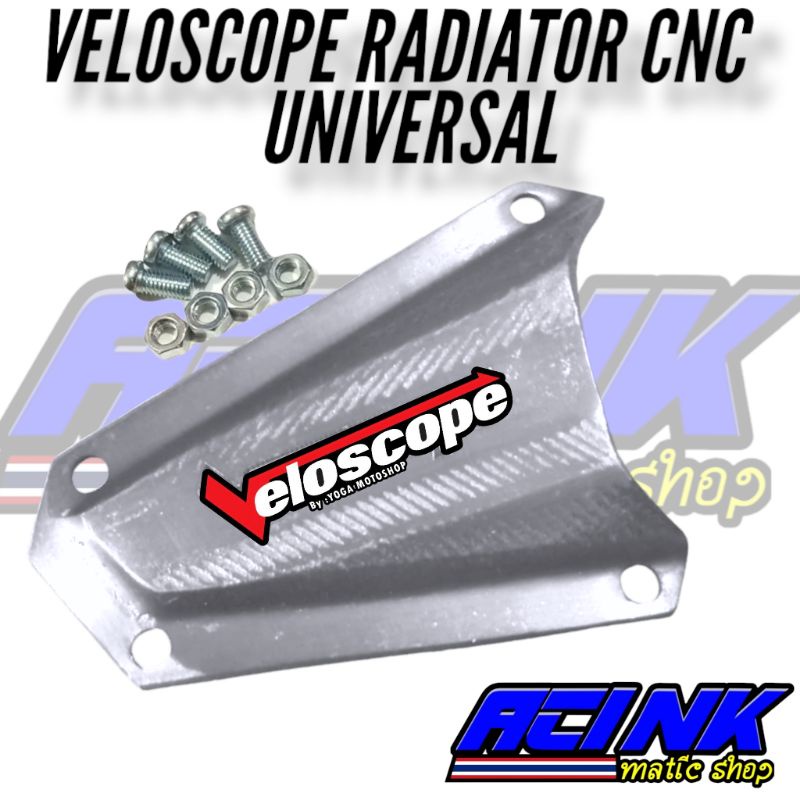 Scop airscop veloscope kecil cover radiator vario pcx adv nmax aerox lexi almunium bonus baut