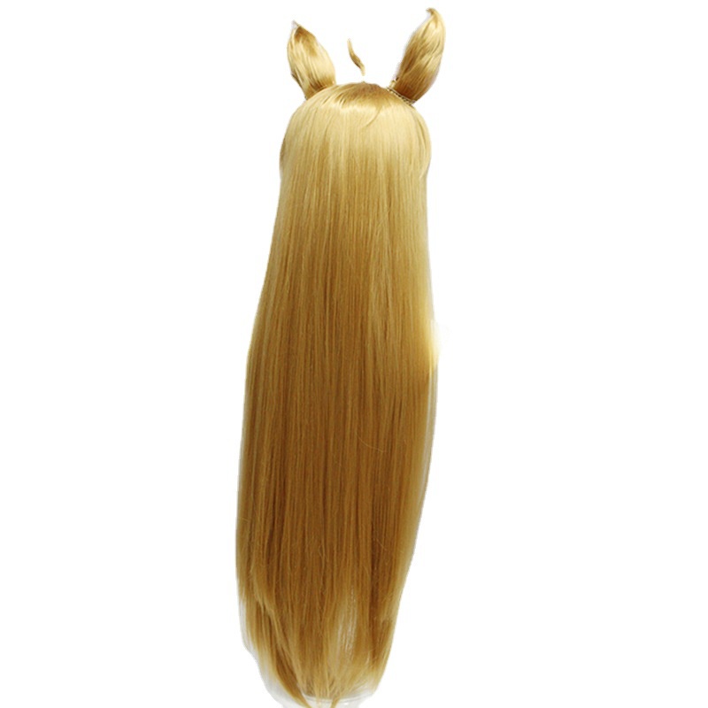 Genshin Impact Miss Inashin cos Wig Goro Pakaian Wanita Bercinta Dengan Telinga Warna Yang Sama Telinga Hewan cosplay Tutup Kepala