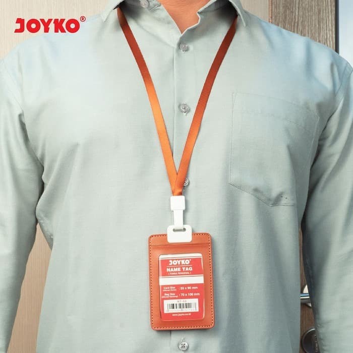 Name Tag Joyko NT-66 / NT-67 / NT-68 / NT-69 / Tempat ID Card Holder Kulit / Portrait