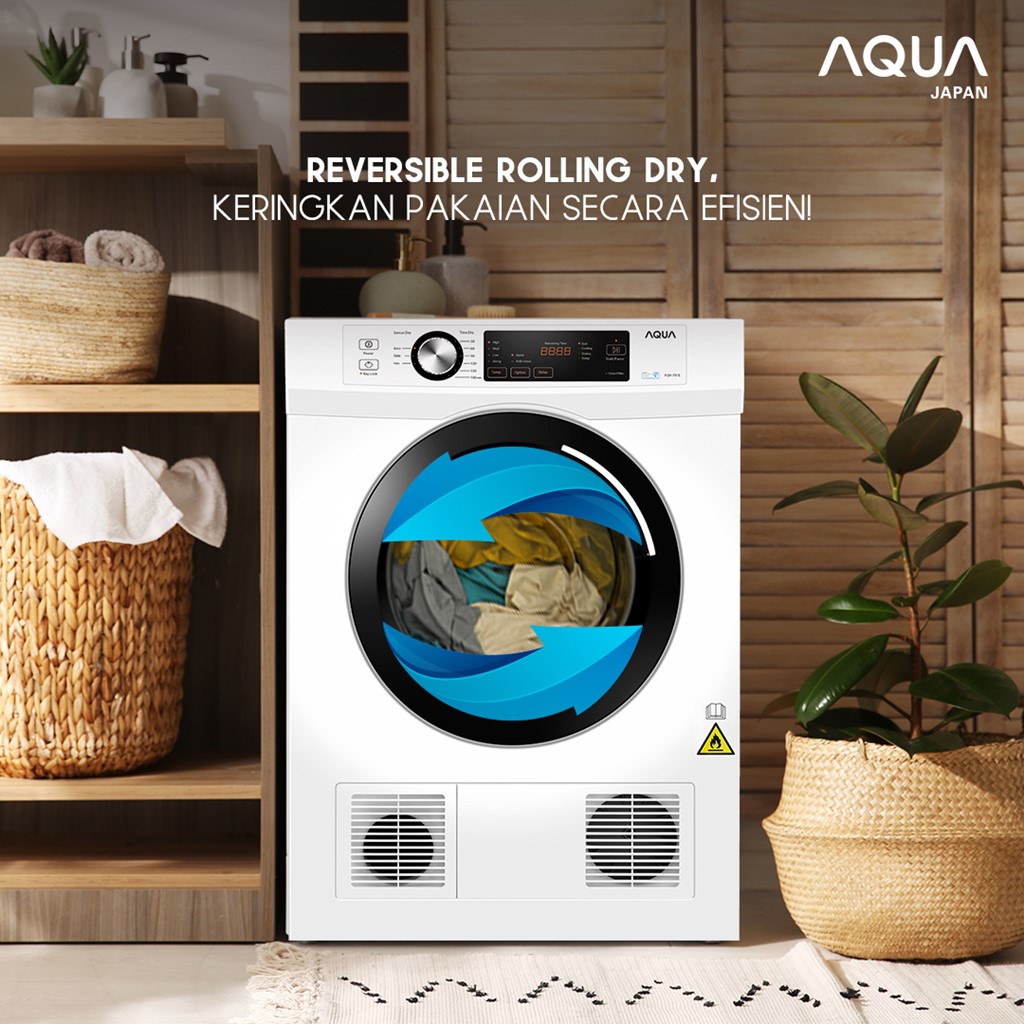 Mesin Pengering / Dryer Aqua Japan [7 Kg] FQV 701E