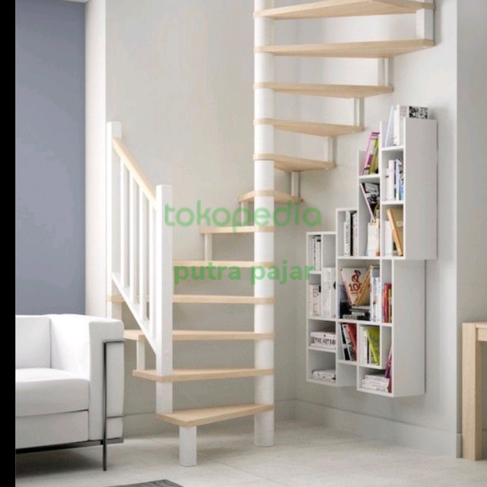 Ready oke] Tangga putar pijakan kayu kamper pesanan khusus bu Cici Bekasi