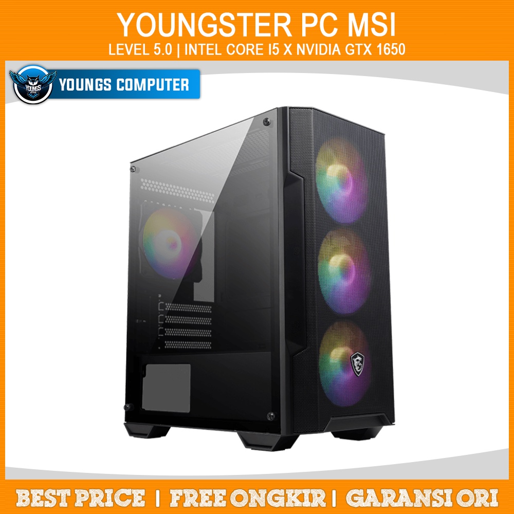 YOUNGSTER PC MSI | Level 5.0 | Intel Core i5 x Nvidia GTX 1650