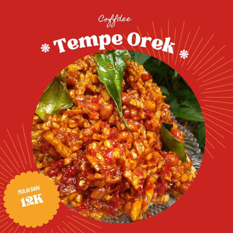 

Ready Stok Orek Tempe Balado - Kering Tempe Pedas Manis