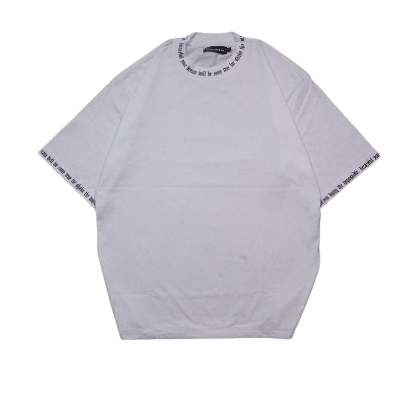 {oversize}T-SHIRT OVERSIZE/KAOS OVERSIZE Cotton Combed Distro Cowok/cewek PRIA &quot;impossible&quot;