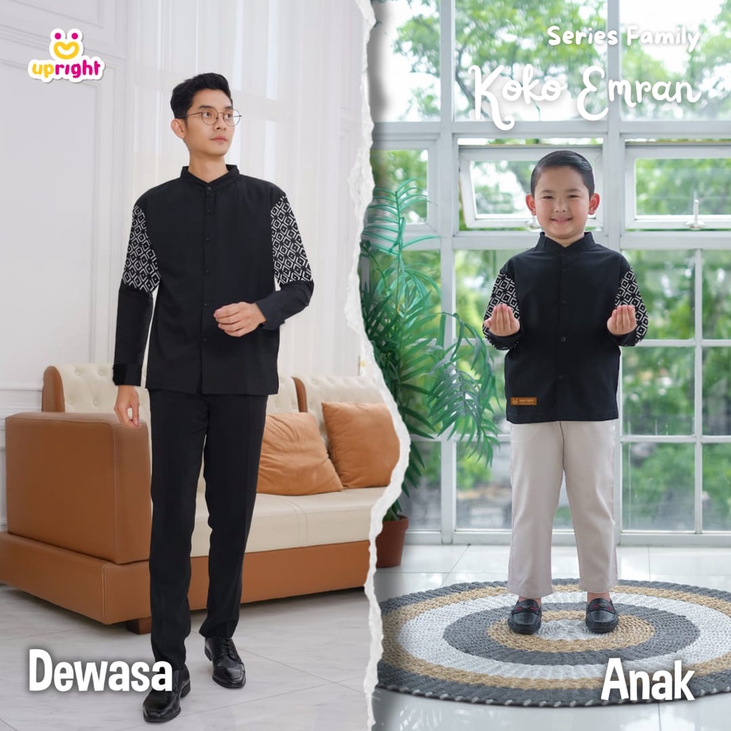 KEMKO Kemeja Koko Emran anak anak dan dewasa by upright