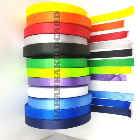 

U24 Tali Lanyard IDCard bahan Nylon Licin Uk. 2 cm Roll Bahan Lanyard Roll PALING DICARI ミ