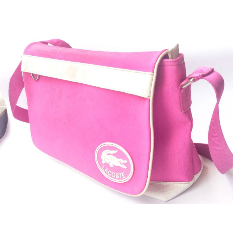 Tas Slempang Lacoste Original Made in France (Preloved)