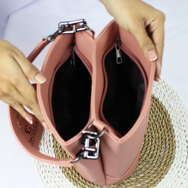 TUAH SLIMBAGS NEW ARIVVAL / Shoulder Bag CeciLLa Premium 2 Ruang Series High quality MX -69 / Tas Selempang Wanita / Tas jinjing Wanita / Tas Kerja Wanita / Tas Pesta Wanita / Tas Wanita Terbaru Kekinian &amp; Terlaris