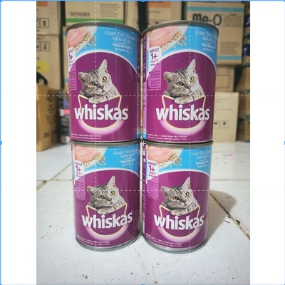 Makanan Kucing Whiskas Kaleng Ocean Fish 400G