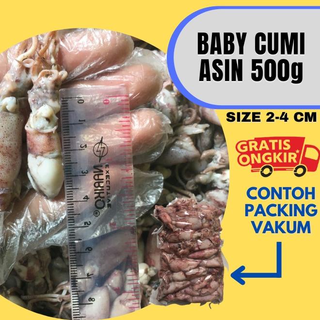 

♧ Baby Cumi Asin Fresh 500 Gram ☎