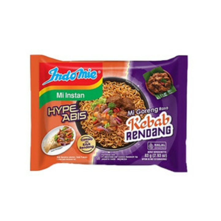 Mi Instant Indomie Hype Abis Kebab Rendang (1 pcs) mie enak dan murah