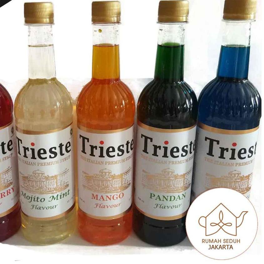 

☪ Trieste Italian Syrup 650 mL - Tea and Mojito Syrup Series - Mint, Lychee, Mango, Strawberry, Pandan ➵