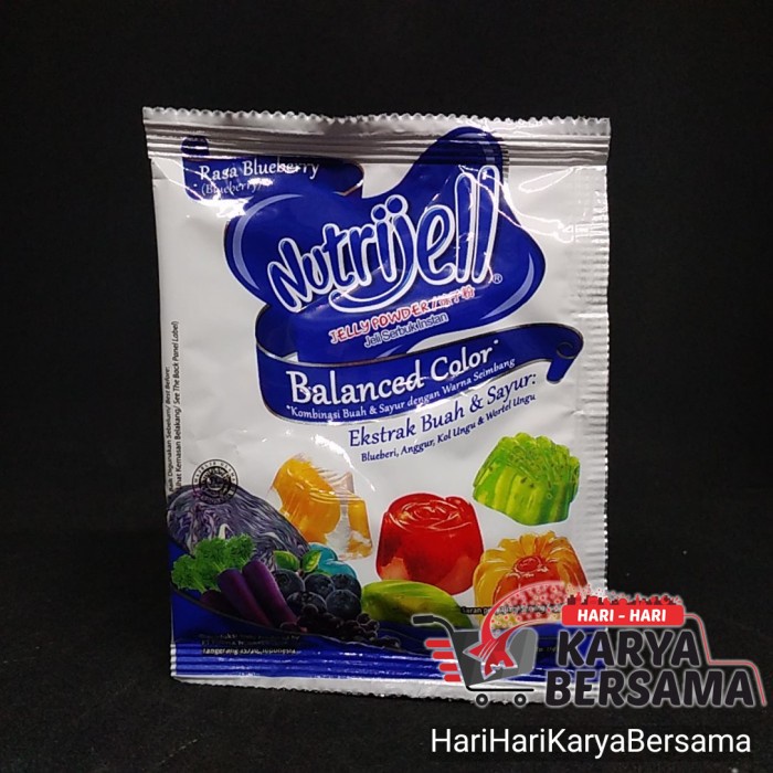 

NUTRIJELL BALANCED COLOR JELLY POWDER BLUEBERRY 15GR