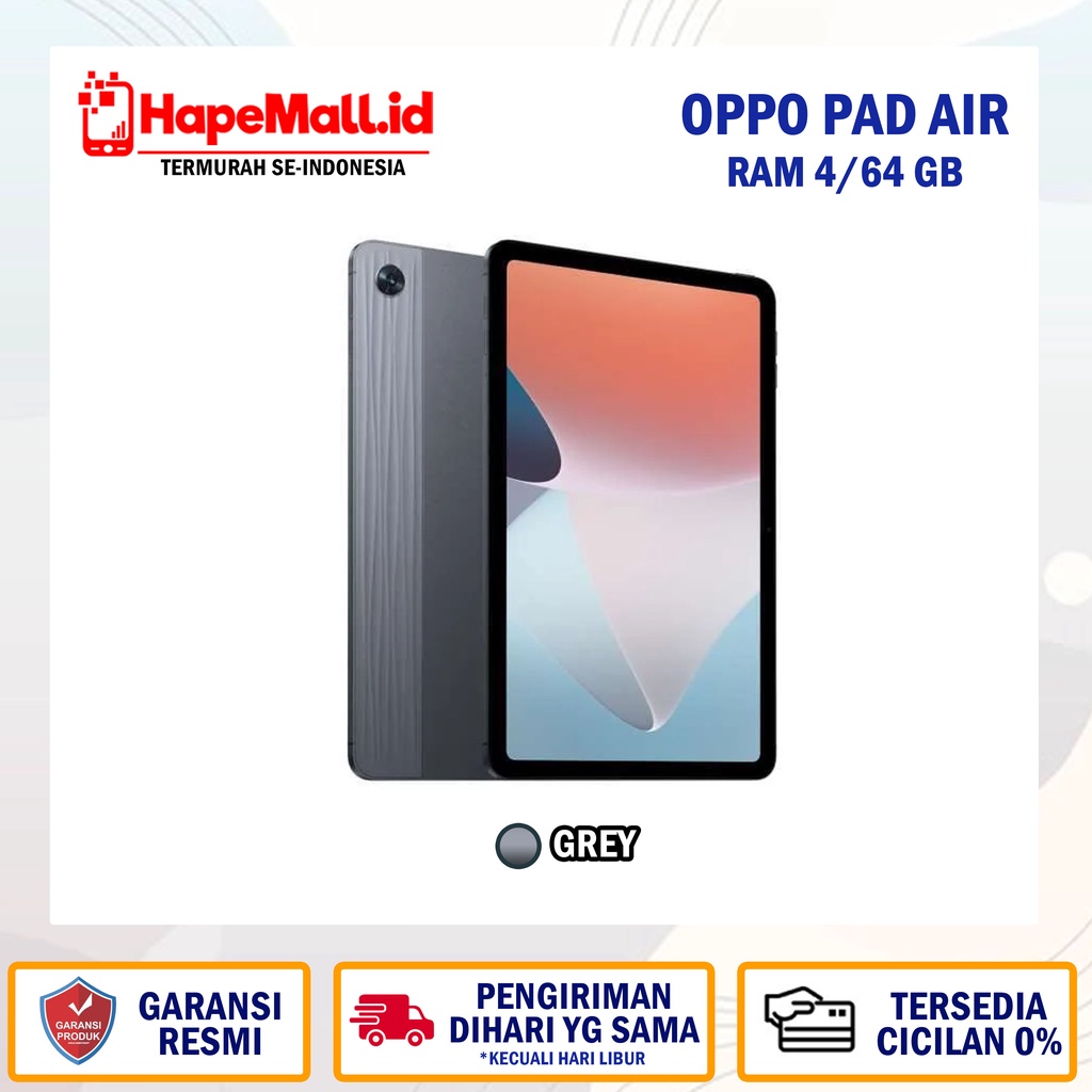 OPPO PAD AIR RAM 4 / 64 GB GARANSI REMI