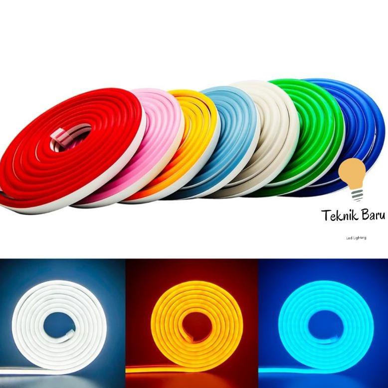 【MEGA SALE】 Lampu Neon Flex LED 12V Diy1 2 3 4 5 meter Flexible Led Strip Selang Buat Huruf Decor Hi
