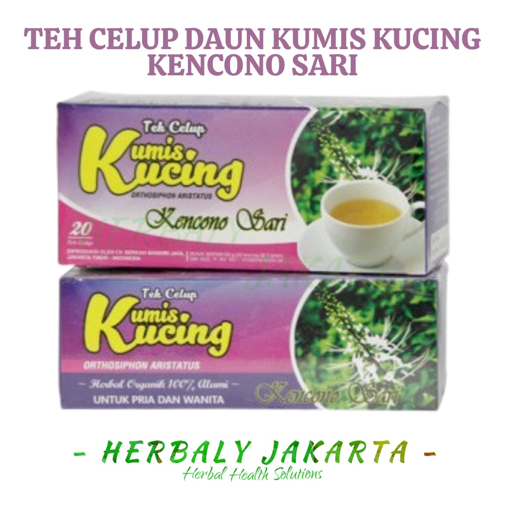 

Teh celup kumis kucing asli kencono sari