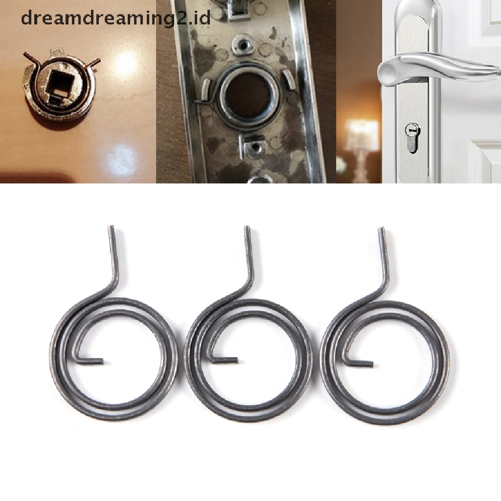 (dream) 3pcs 26mm 27mm 28mm Flat Wire Door Lock Handle Alat Coil Pegas Untuk Pintu.