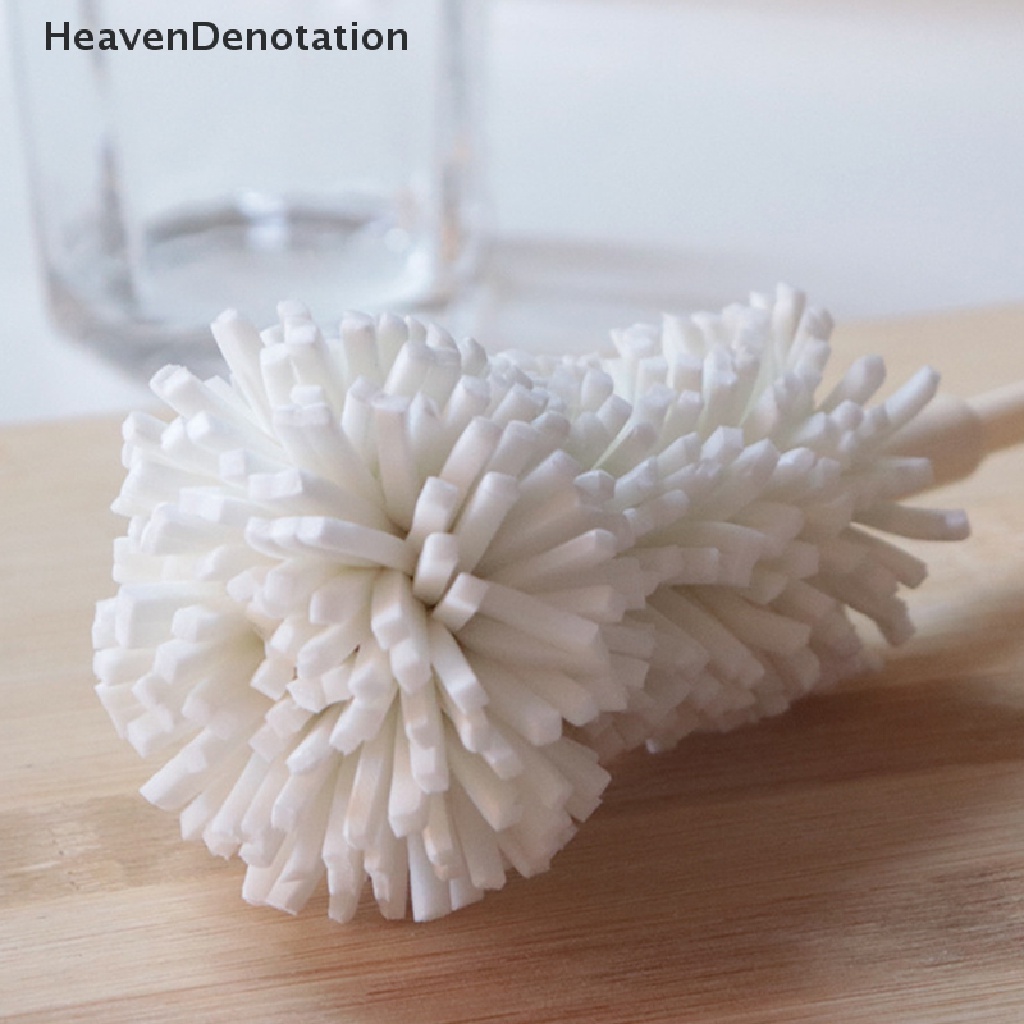 [HeavenDenotation] Spons Lembut Cangkir Sikat Scrub Spons Rumah Tangga Scrub Bilas Bersih Aksesoris Dapur Cup Scrubber Untuk Gelas Botol Air HDV