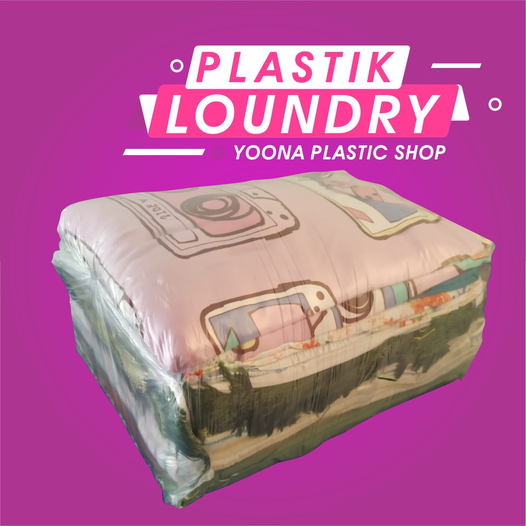 Lukchup_20 Plastik Kantong Laundry Pp Pp Laundry 20X40 - 30X45 - 35X50 - 25X40 - 40X60 - 45X 65 -