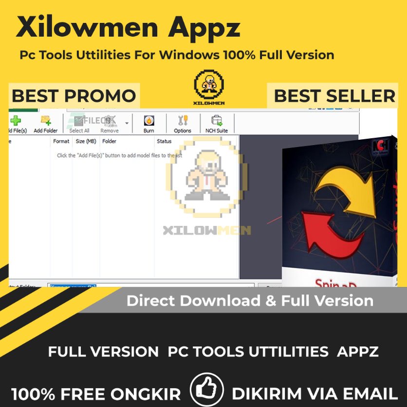 [Full Version] NCH Spin 3D Plus Pro PC Tools Software Utilities Lifetime Win OS