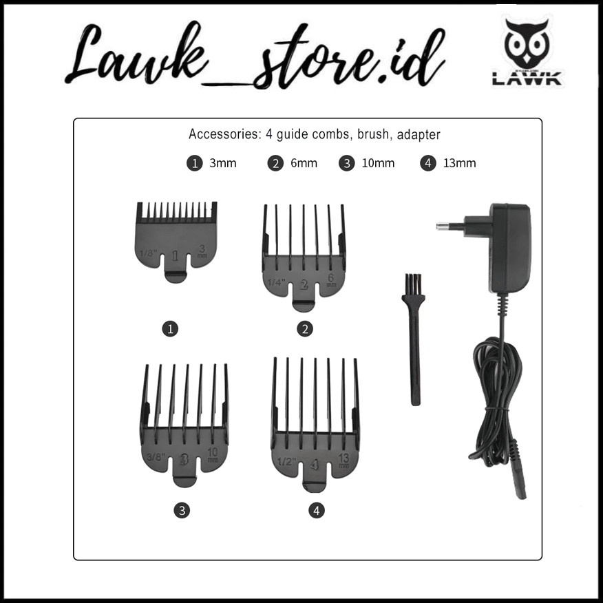 WMARK NG-115 - Professional Electric Hair Clipper Trimmer