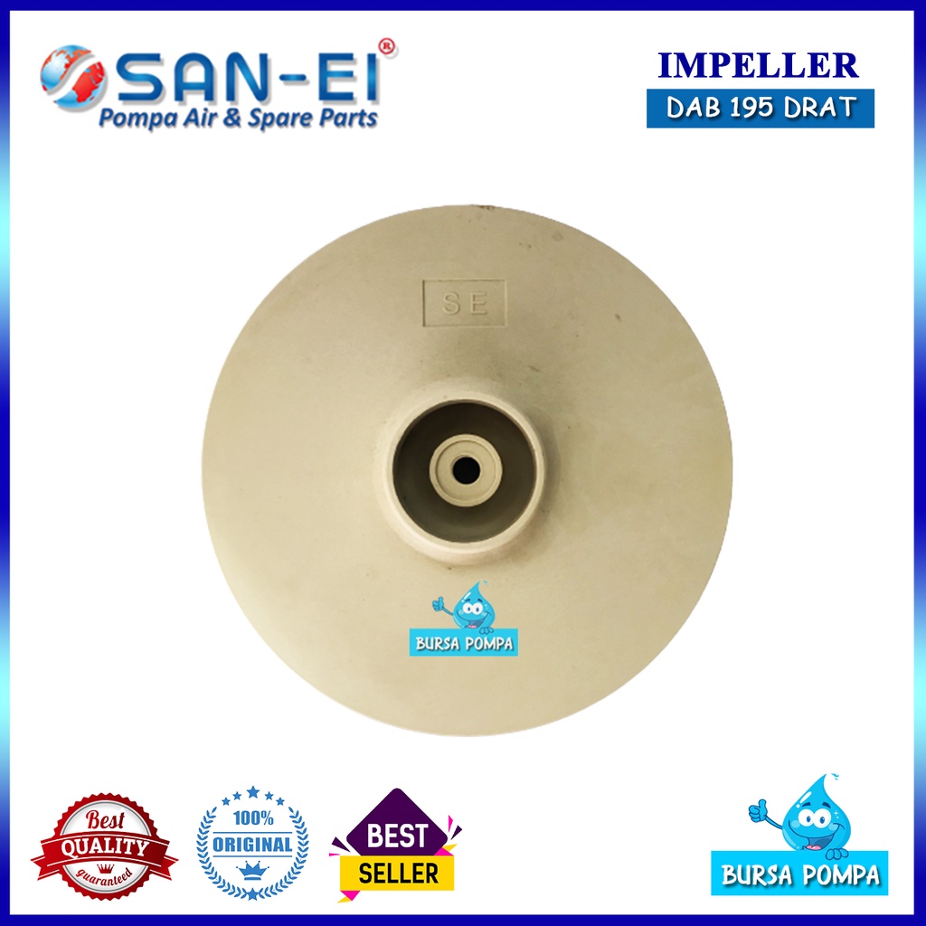 Kipas Impeller Gading DAB195 DRAT / Impeller Pompa SAN EI DAB195 DRAT