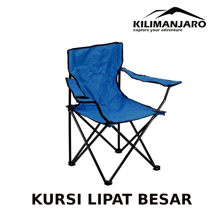 Kursi Lipat Besar - Portable Folding Chair - Kursi Camping Memancing - Kursi Lipat