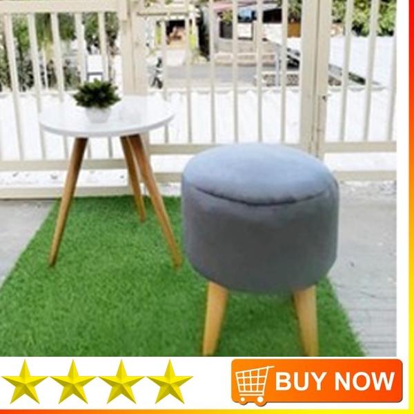 ☼ SOFA STOOL BAHAN LEMBUT,KURSI BULAT,SOFA BULAT ✧