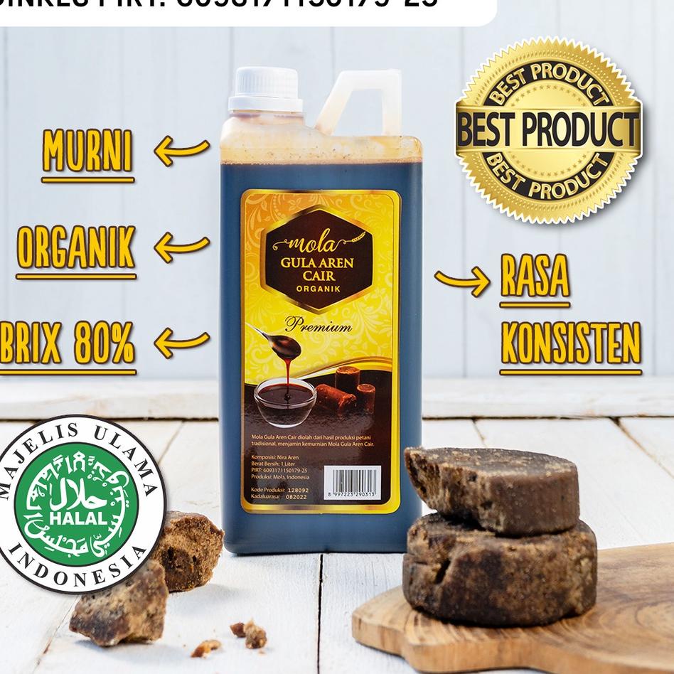 

✩ Mola Gula Aren Cair Premium 1 Liter ★