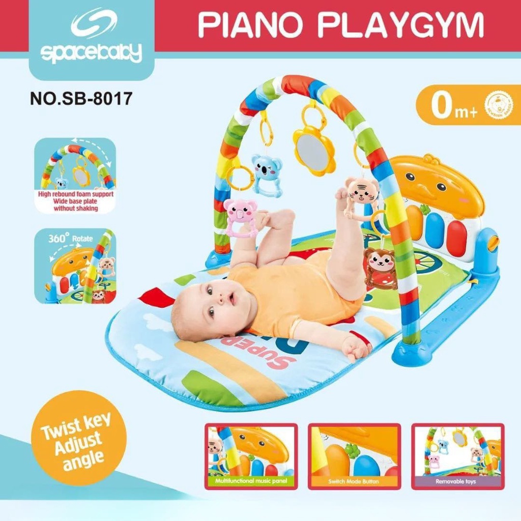 SPACE BABY PIANO PLAYGYM SB-8017 / PLAYMAT BAYI