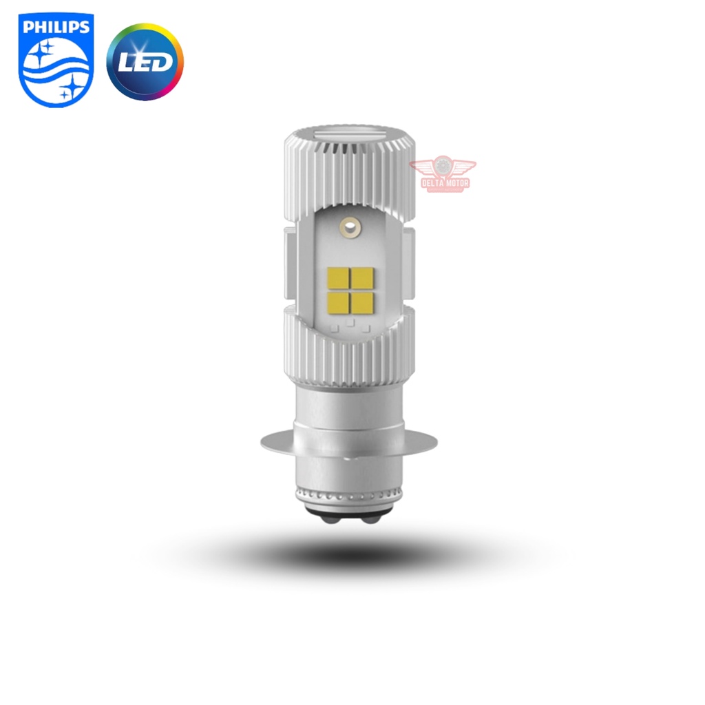 Lampu LED Motor Philips M5 DC 6500K Kaki 1 Beat Scoopy Spacy Vario DLL