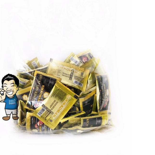 

۝ Kikkoman Soy Sauce Shoyu Sachet 5ml-Kecap Asin Khas Jepang Halal 100pc ✈
